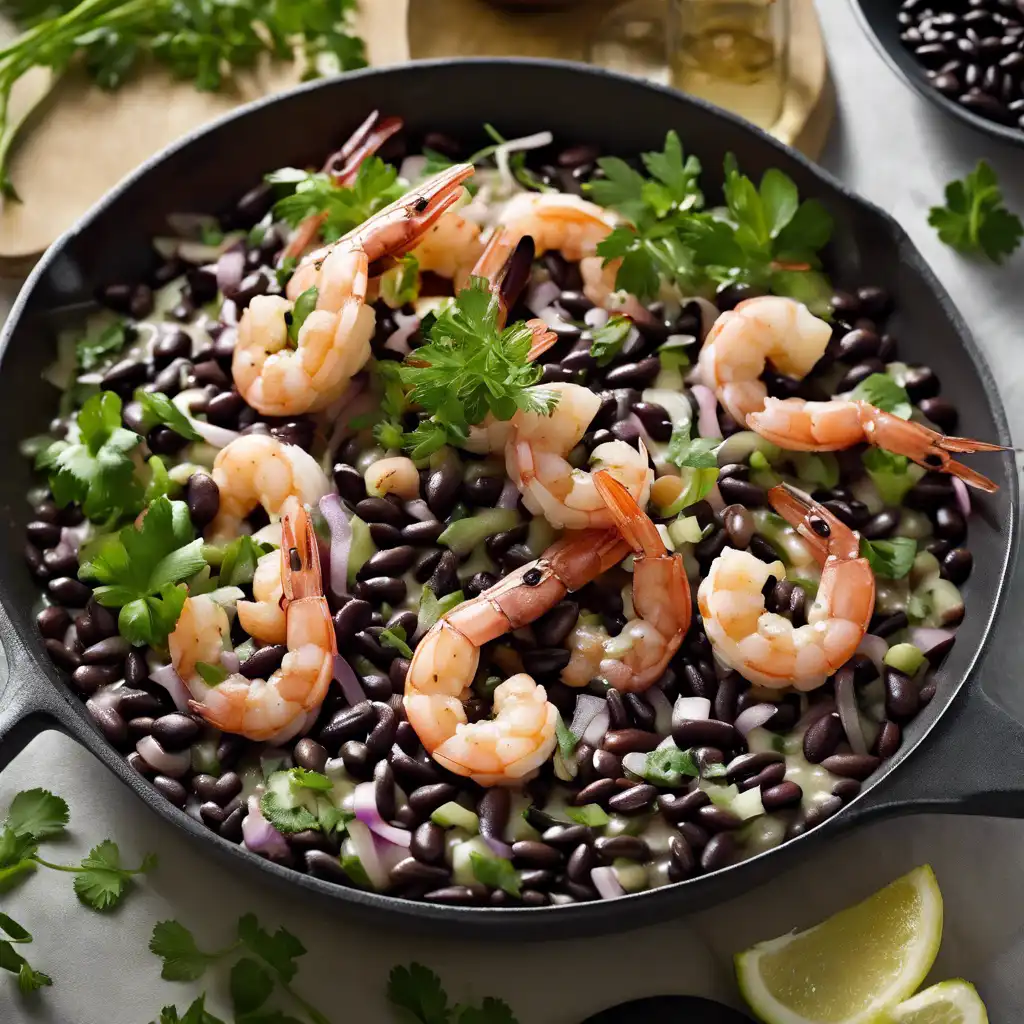 Black Bean and Shrimp Vinaigrette