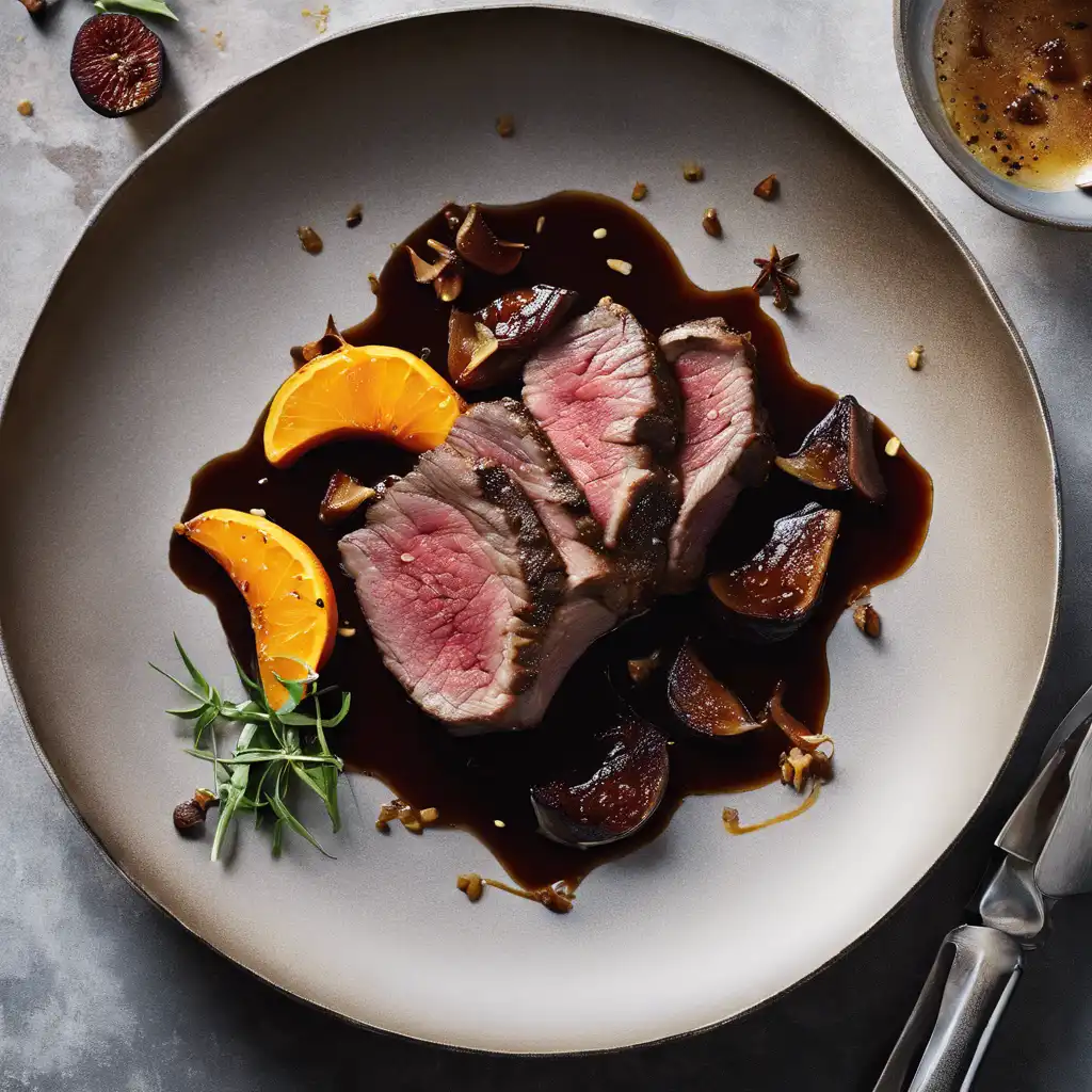 Lamb Rump with Oriental Flavor