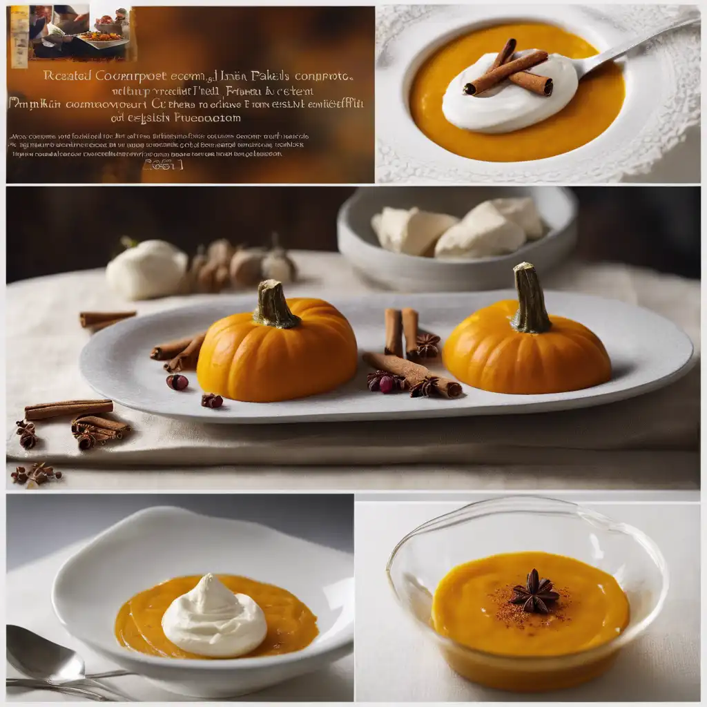 Pumpkin Compote with English Cream