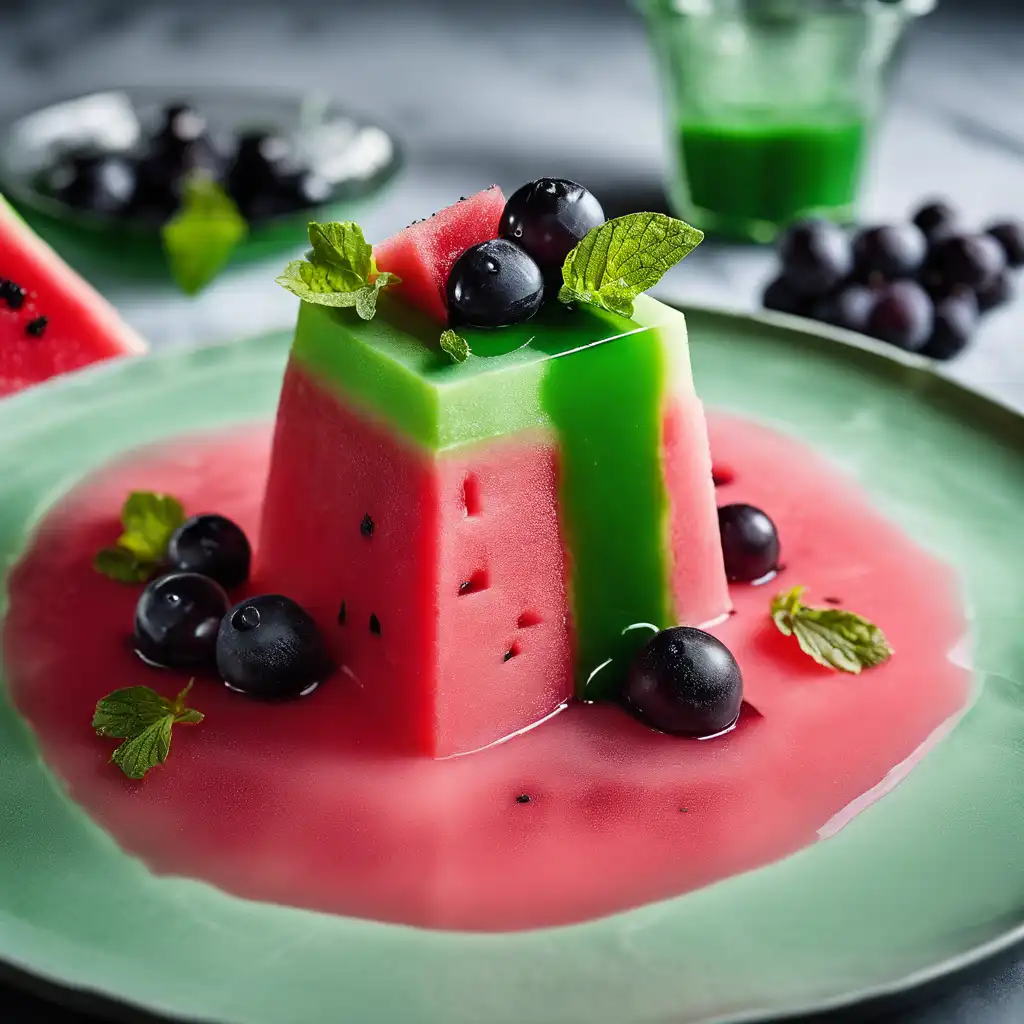 Watermelon Panna Cotta