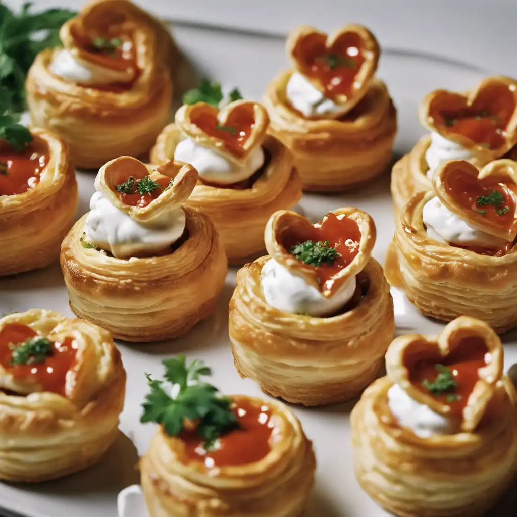 Palm Heart Vol-au-Vent with Filling