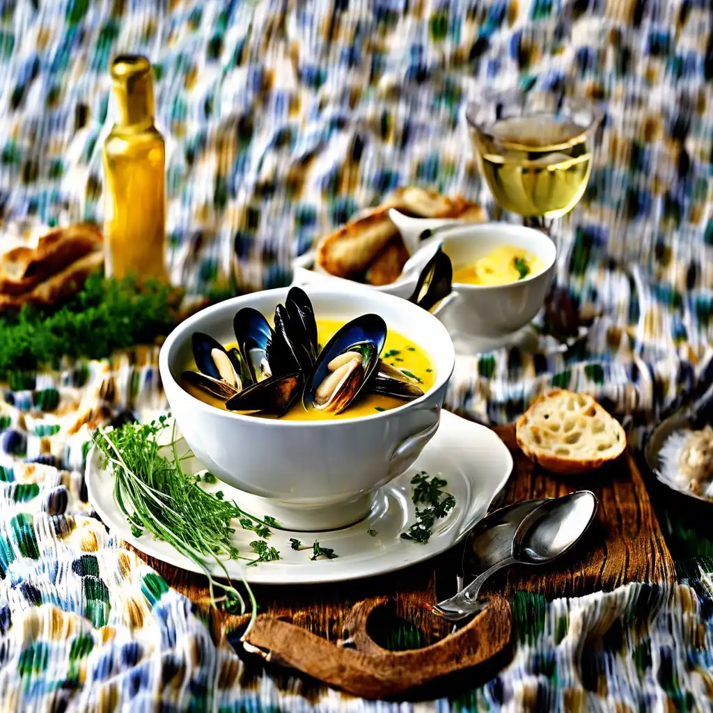 Mussel Soup with Sweet Thyme