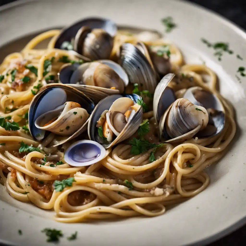 Vongole Linguine with Lula and Polvo