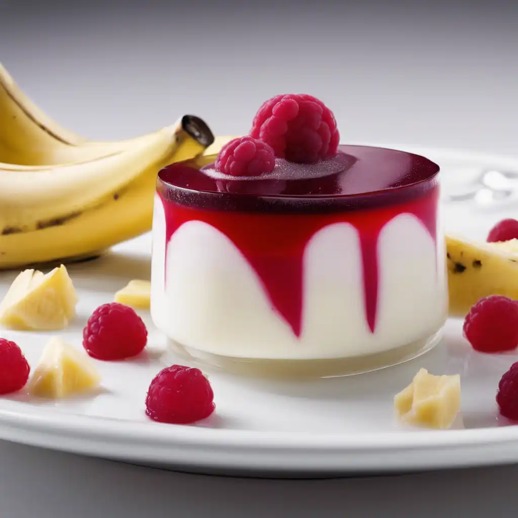 Raspberry Jellies with Banana