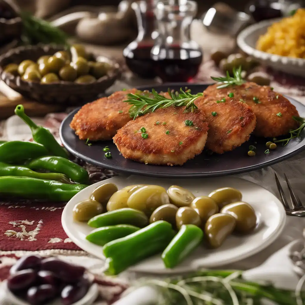 Chicken Cutlet with Olives