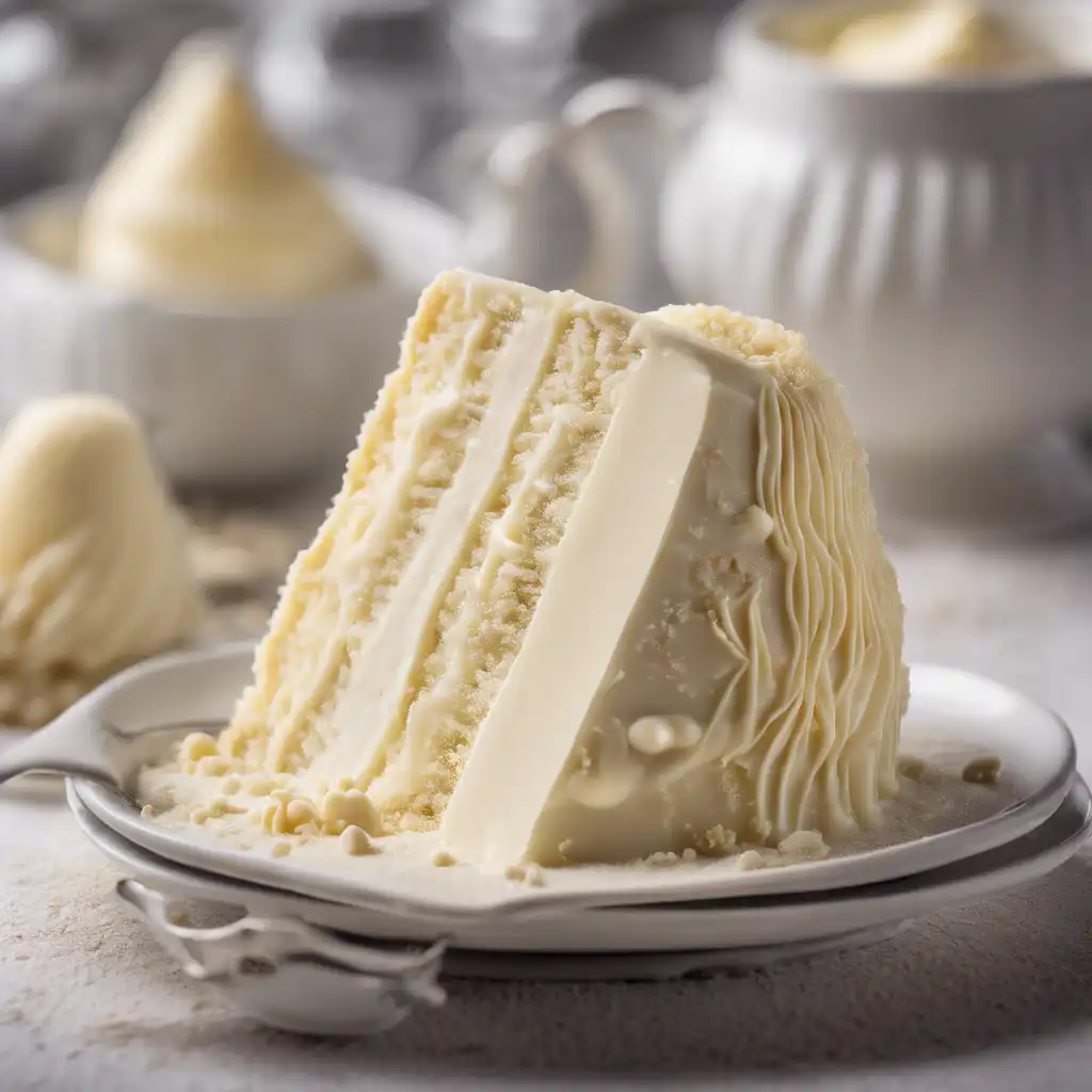 White Chocolate Brigadeiro Cake