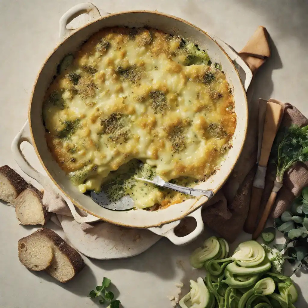 Zucchini and Palmito Gratin