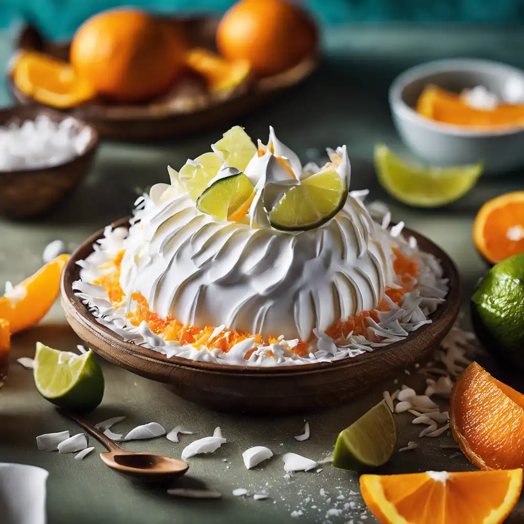 Tahitian Meringue, Coconut, and Orange