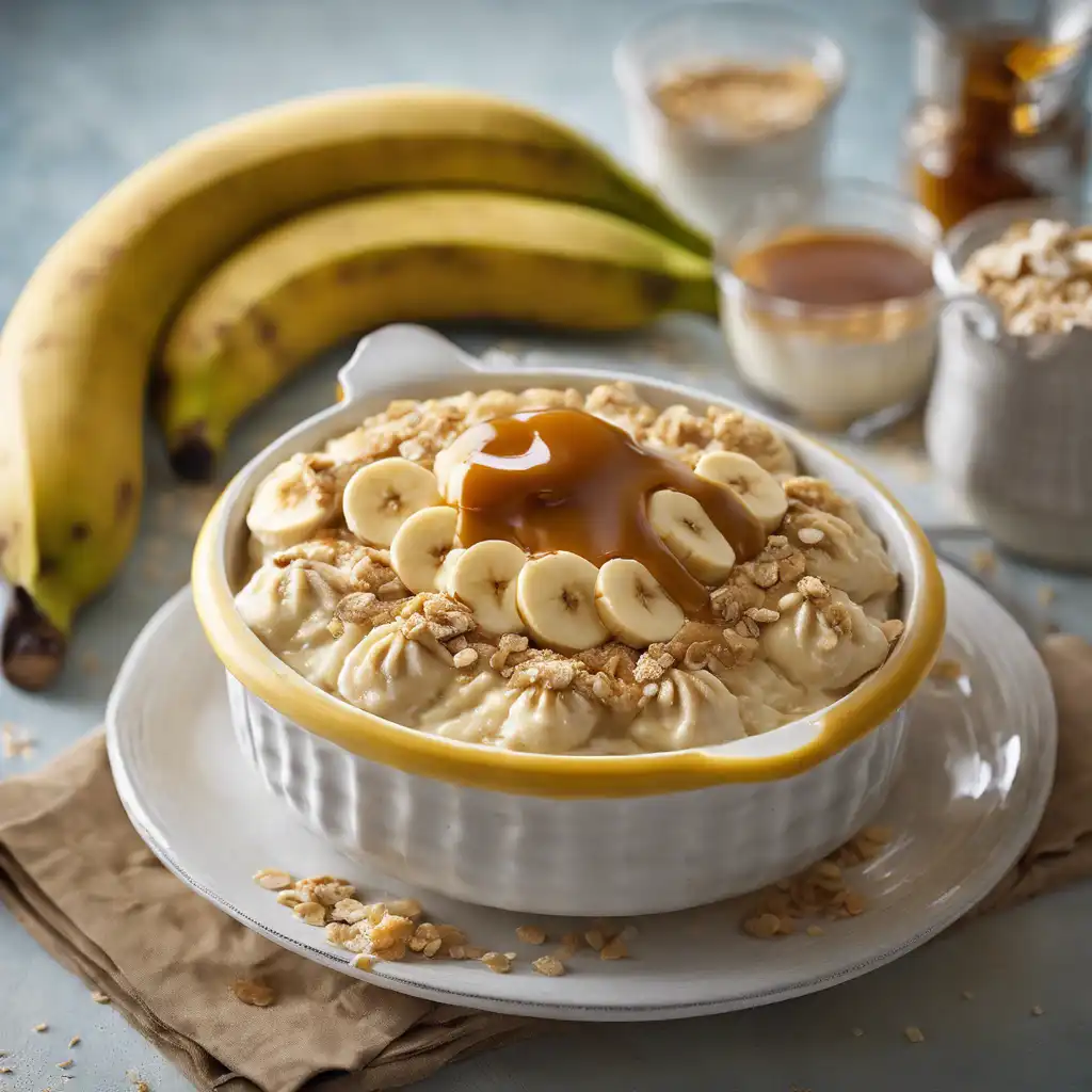 Banana Pudding with Oats and Caramel