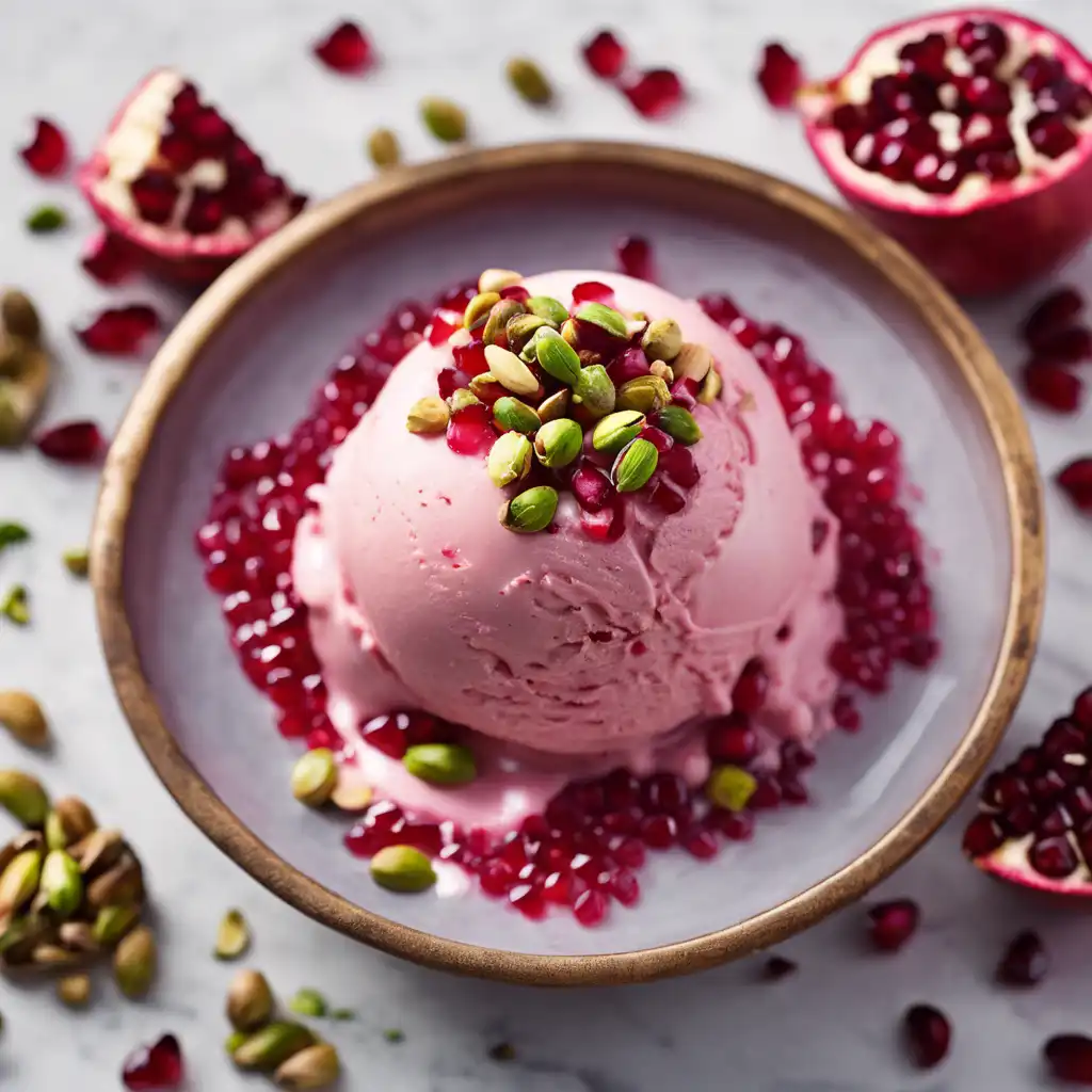 Pomegranate Ice Cream