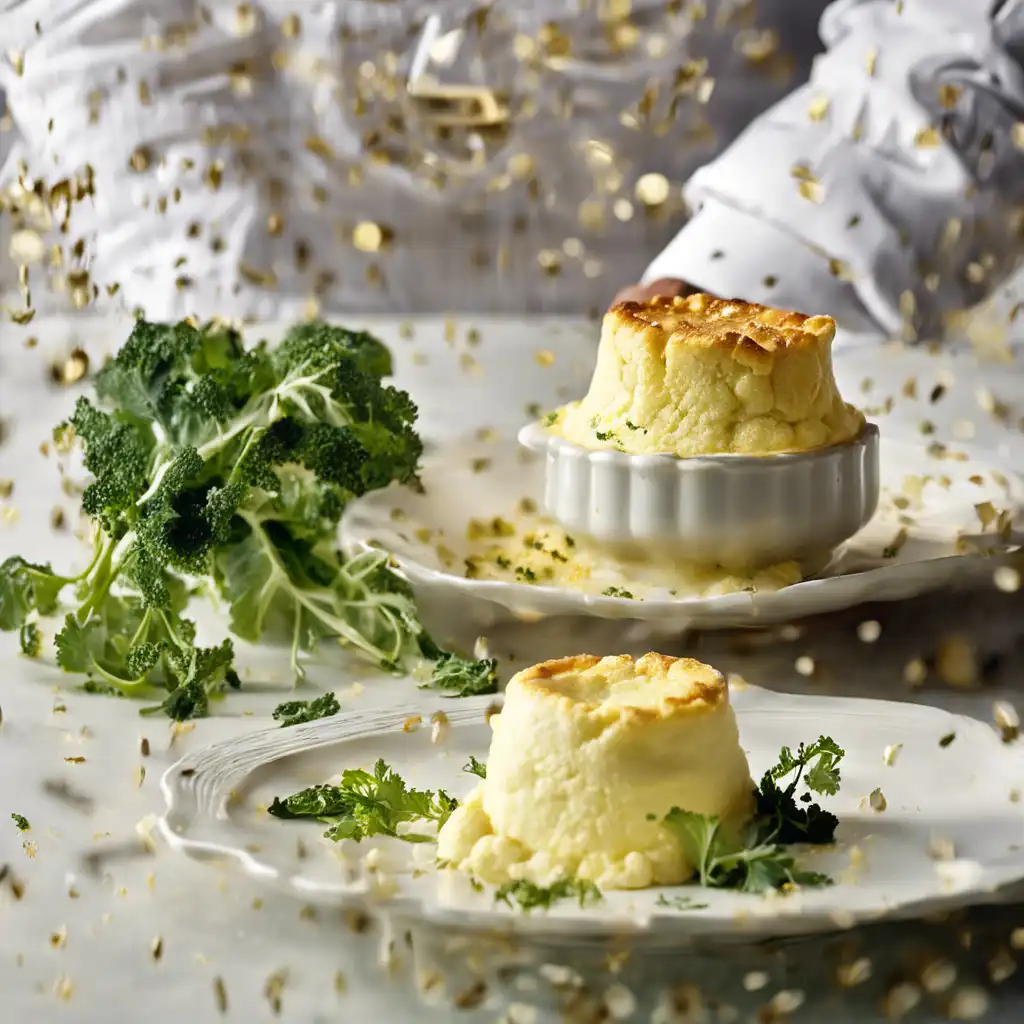 Cauliflower Leaf Soufflé