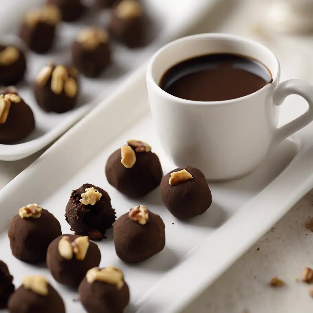 Coffee and Nut Truffles