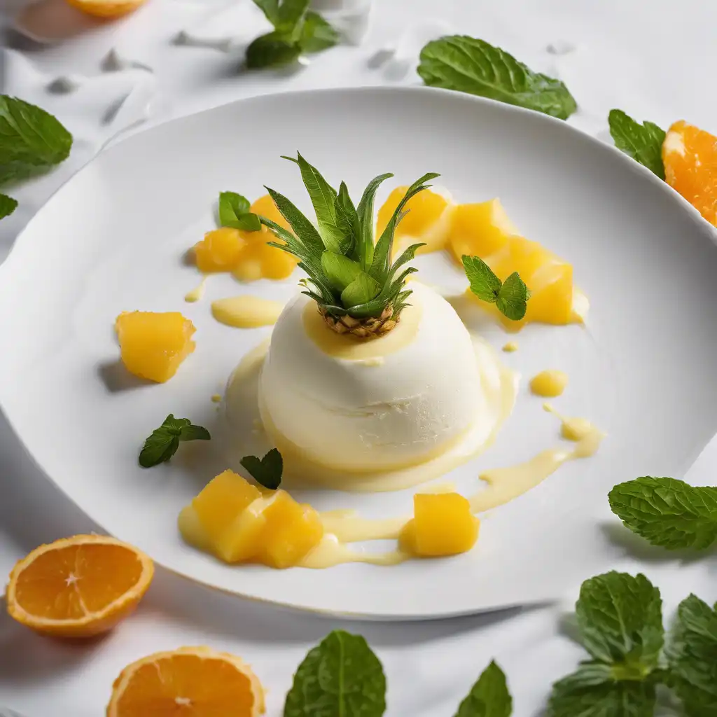 Pineapple Cream Mousse