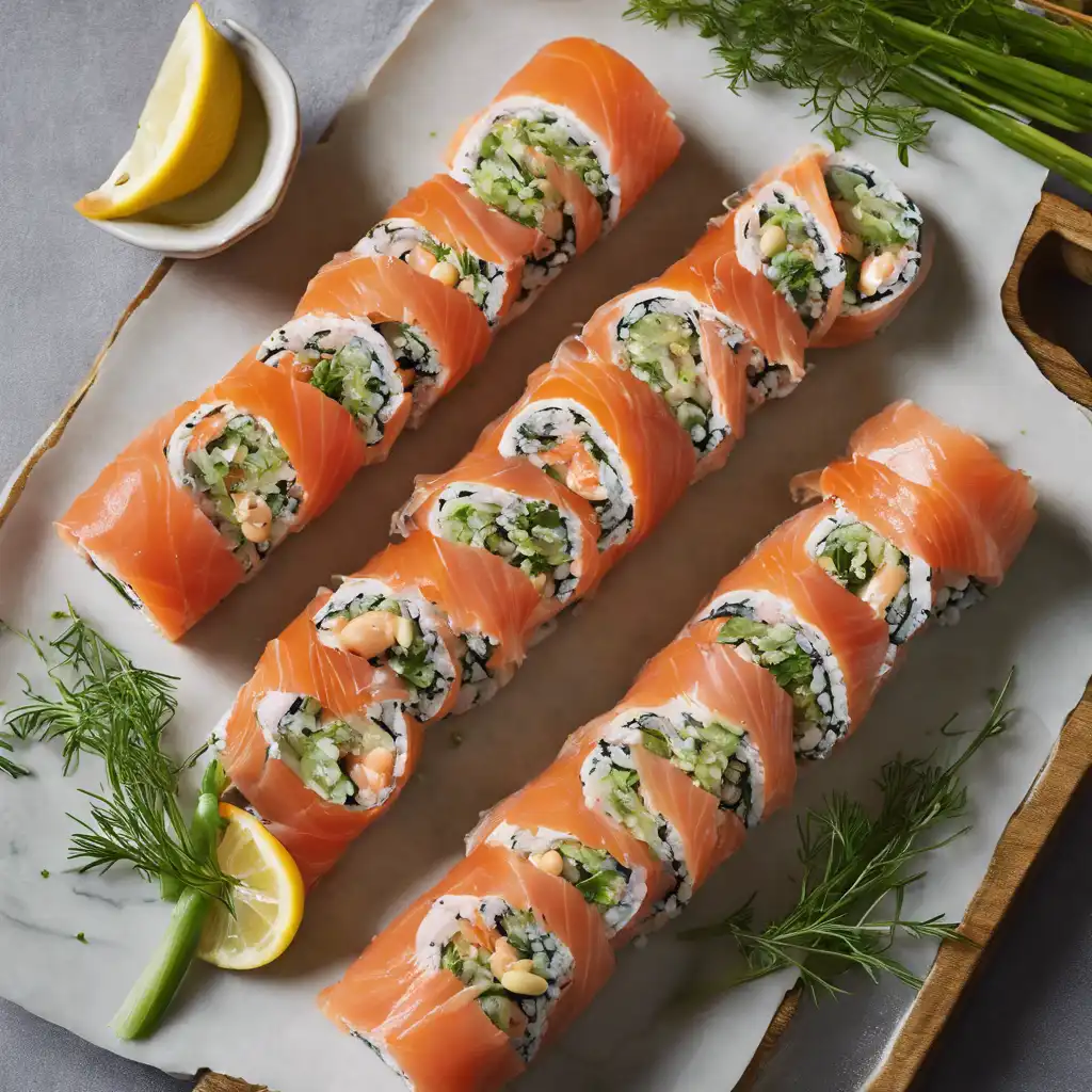 Smoked Salmon Roll-Up