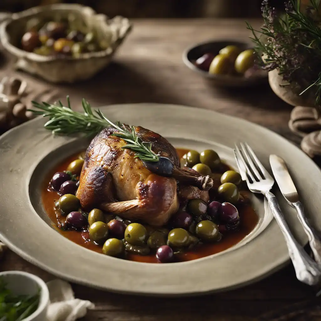 Pheasant with Olives