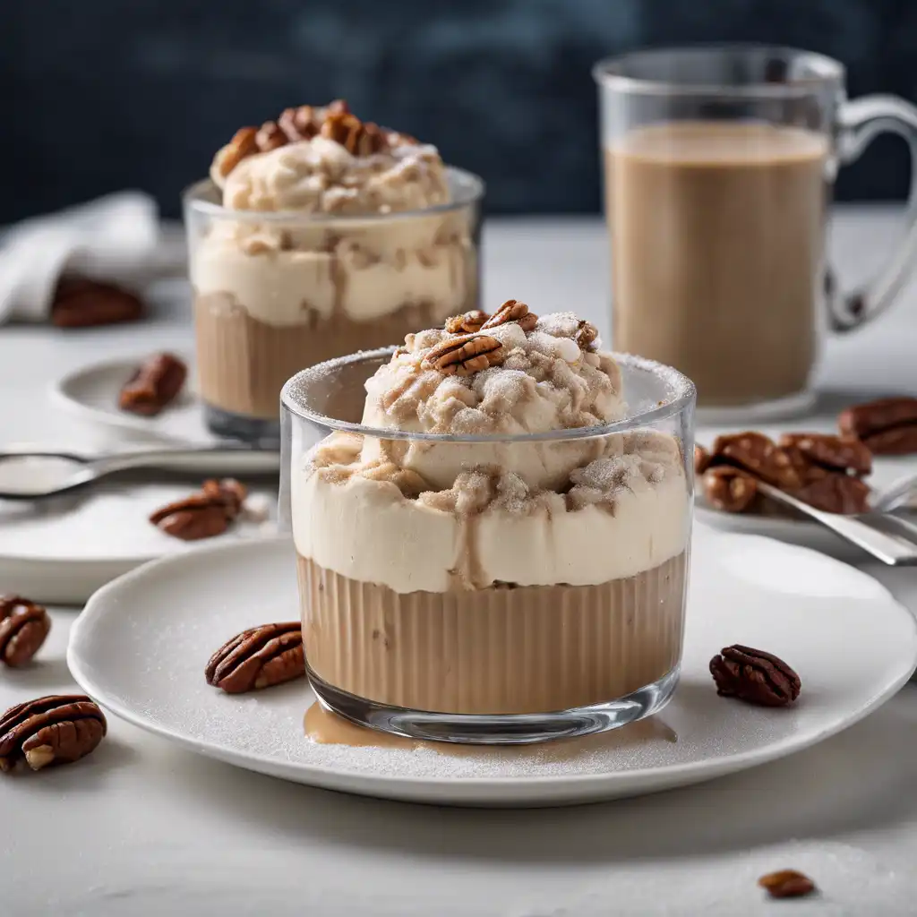 Frozen Coffee Soufflé with Pecans - with Paraguayan Nuts