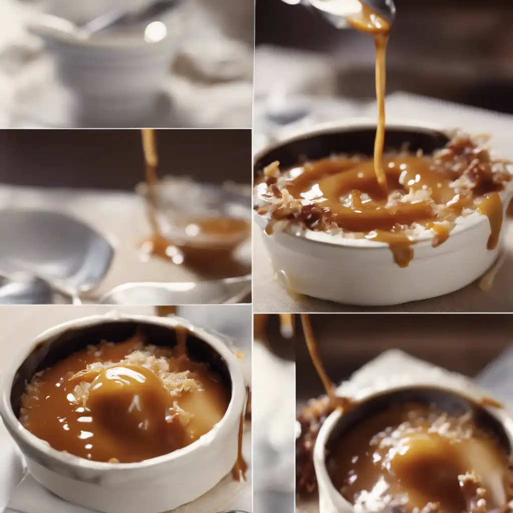 Burnt Sugar Caramel Coconut Pudding