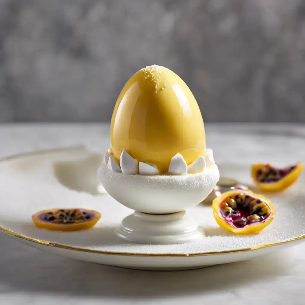 Marshmallow Egg of Passion Fruit