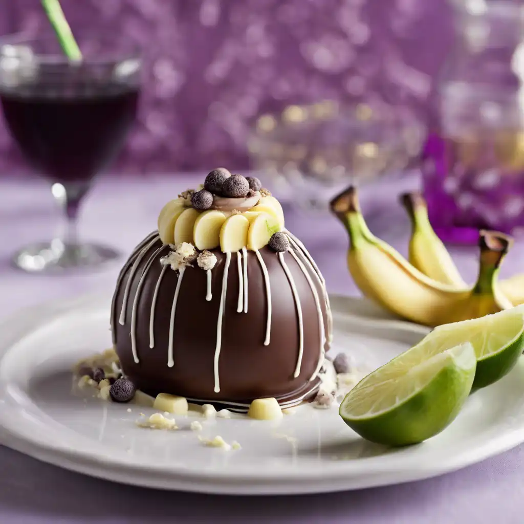 Banana Truffle Bombe