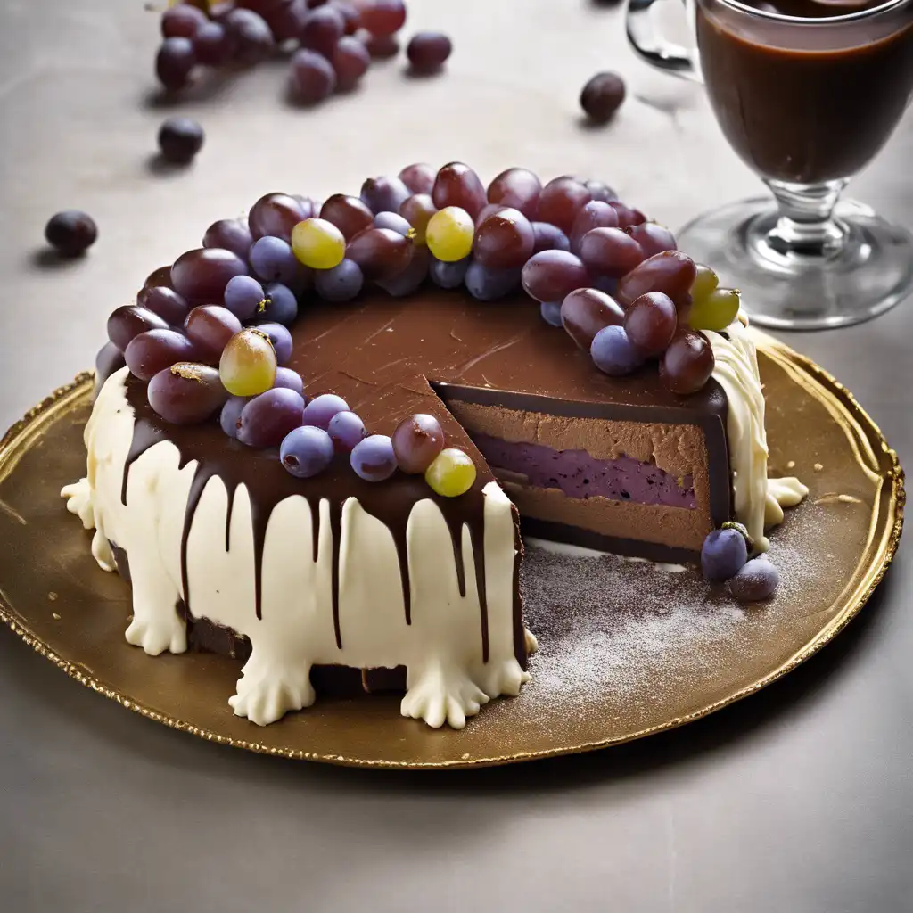 Chocolate and Grape Charlotte