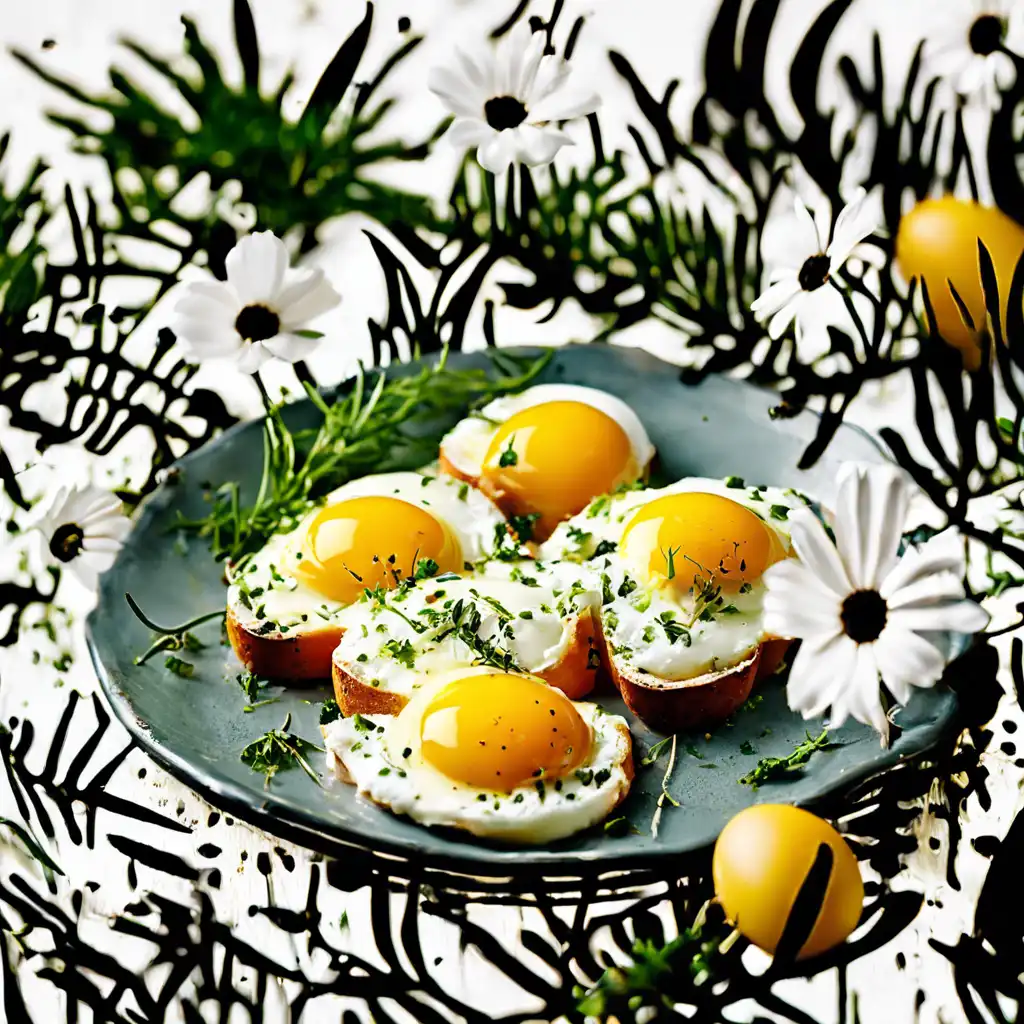 Eggs Baked with Herbs