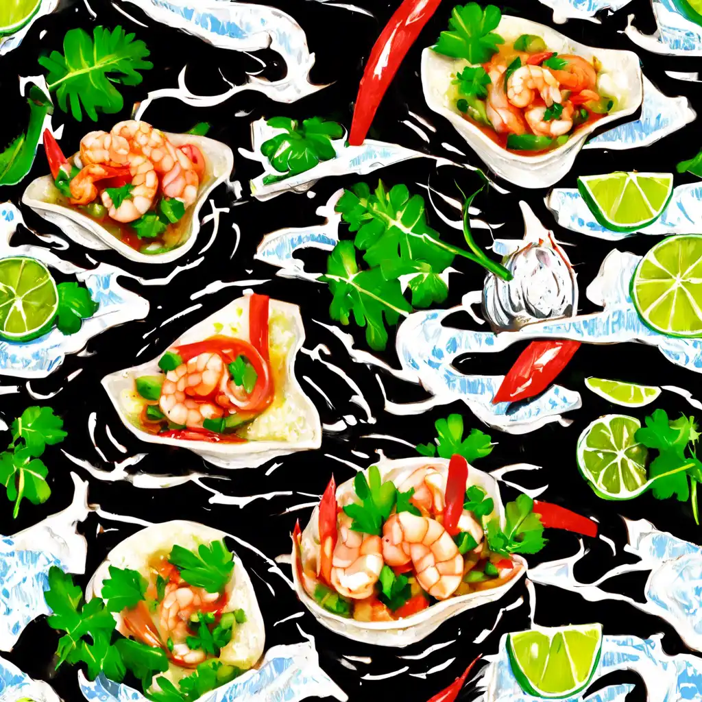 Foto de Ceviche ao estilo caribenho