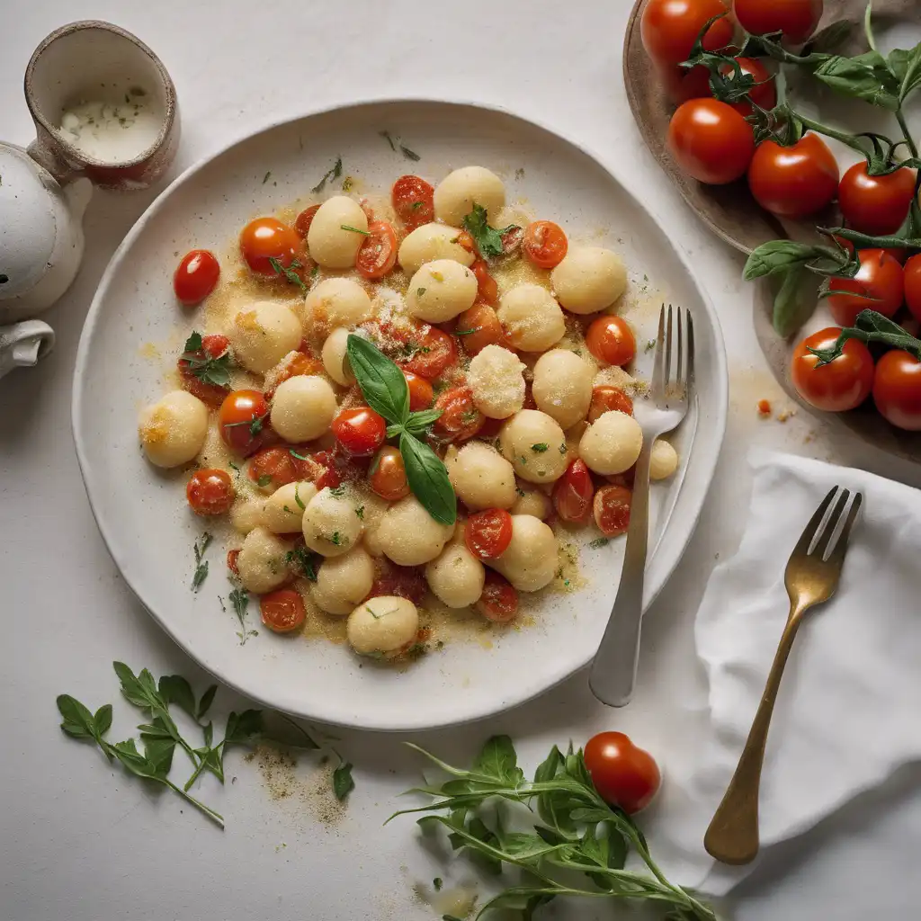 Tomato-Cream Gnocchi with Herbed Crumbs