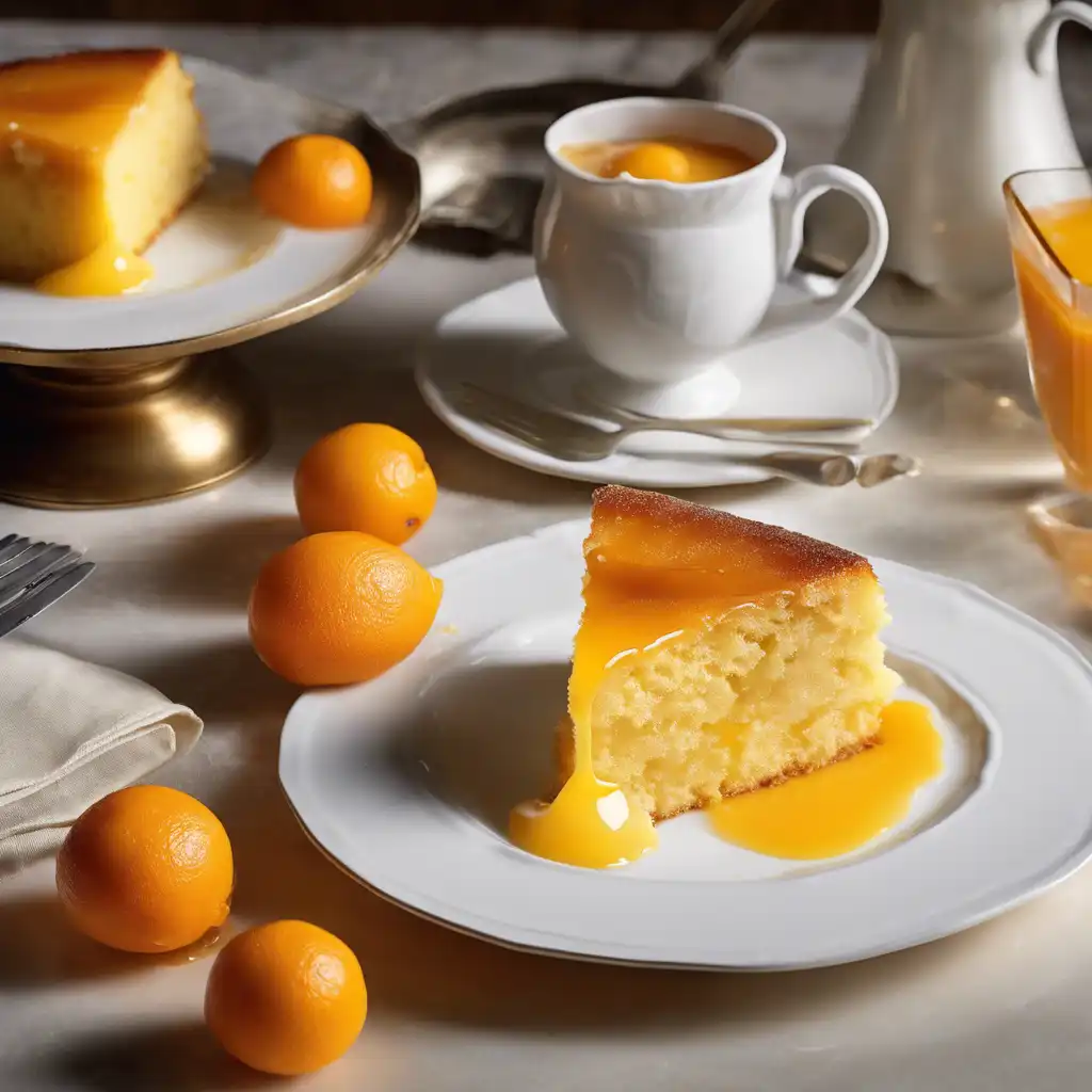 Creamy Orange Pudding Cake