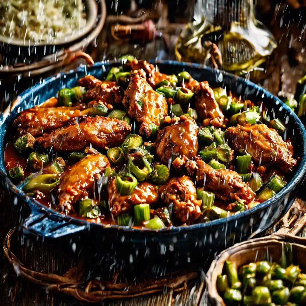 Chicken with Okra