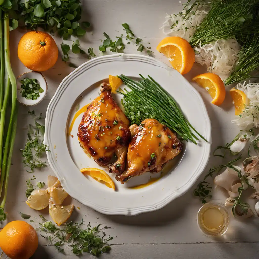 Chicken with Chives and Orange