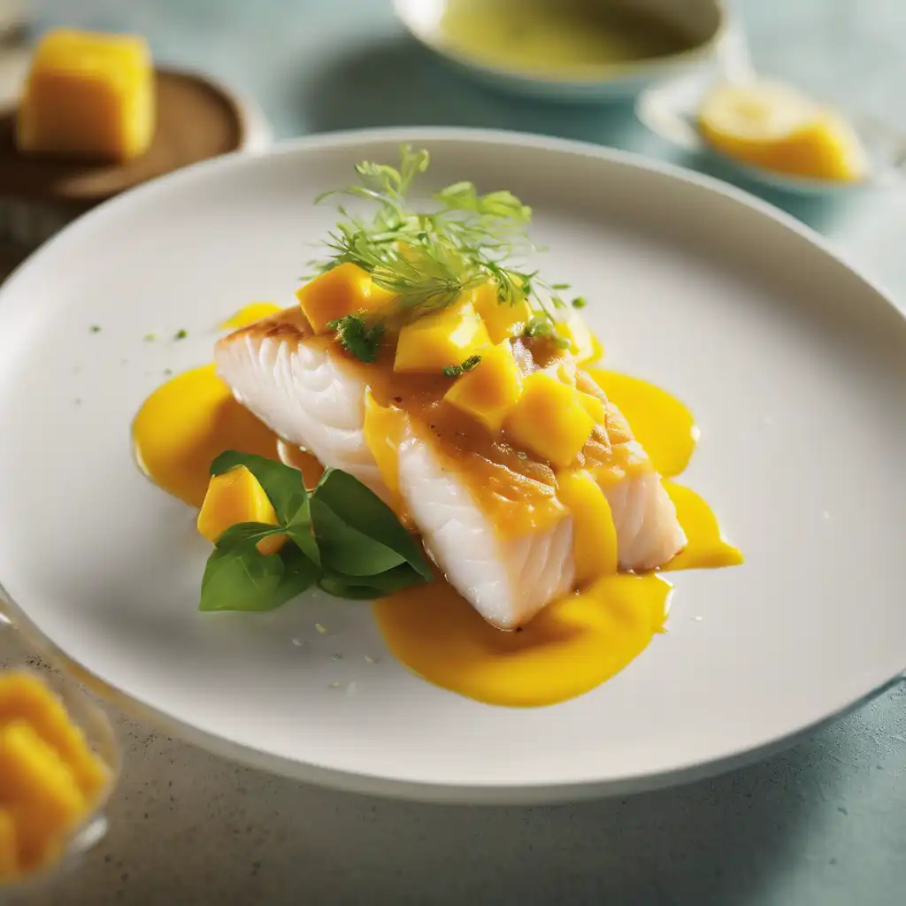 Fish Fillet with Mango Sauce