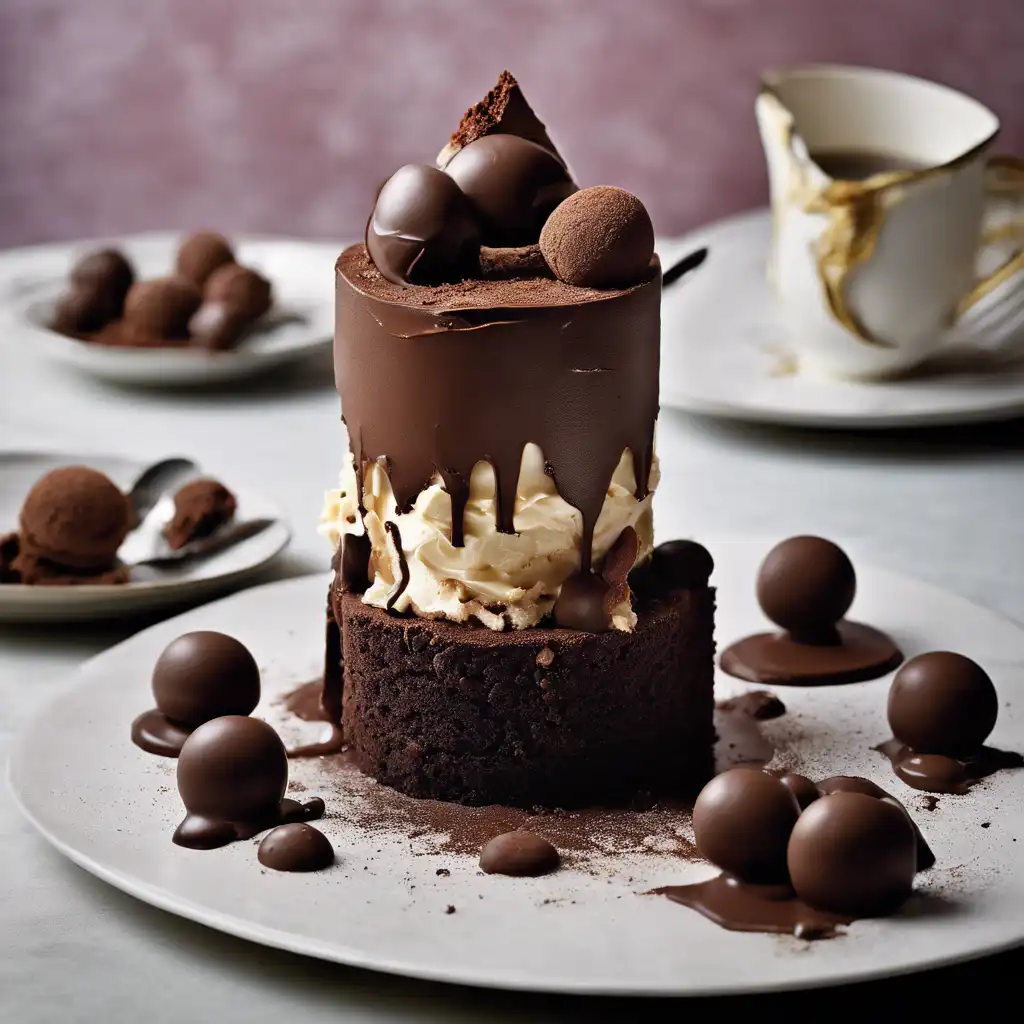 Chocolate Cake and Ice Cream Truffles Recipe