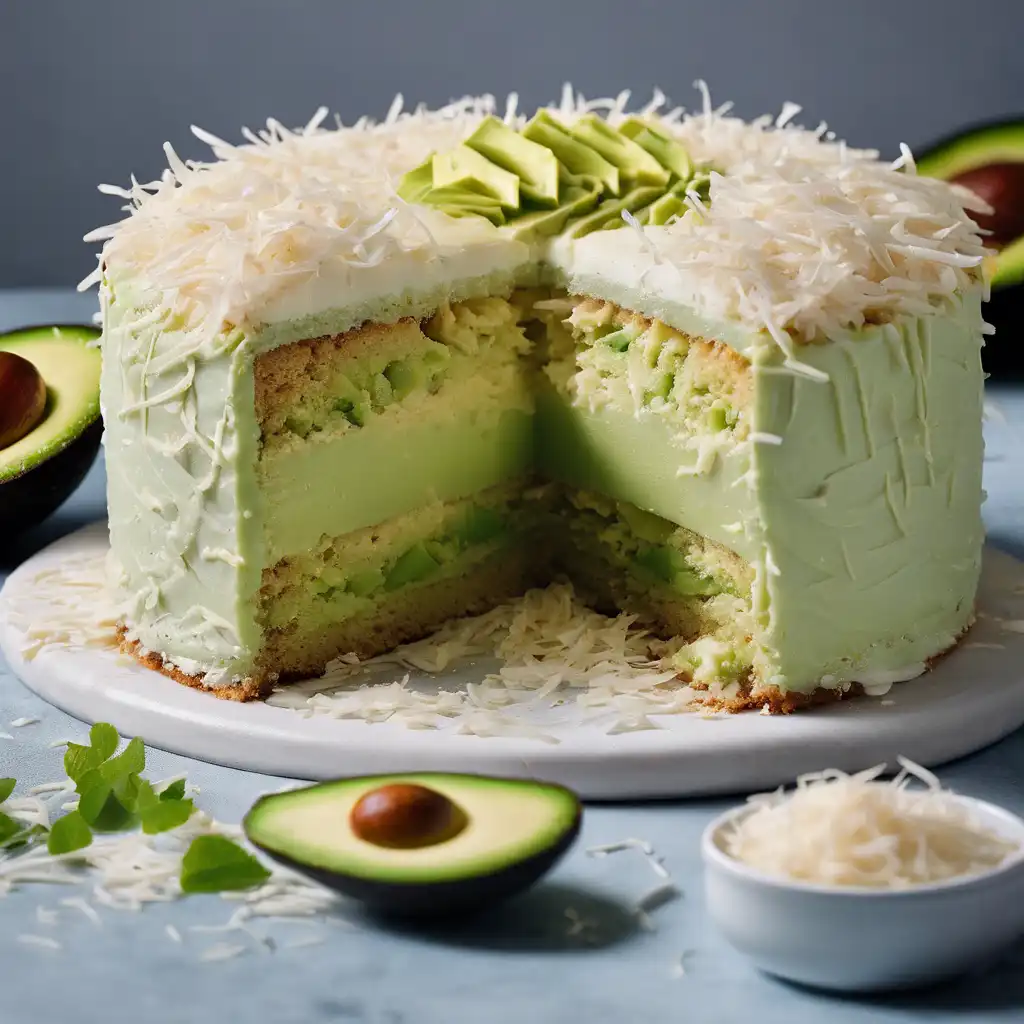 Avocado Cream Cheese Cake