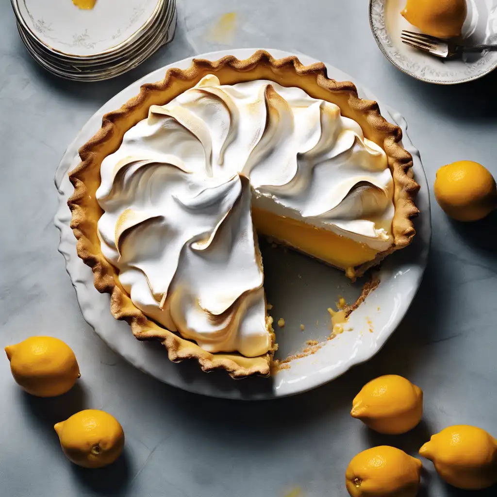 Lemon and Orange Meringue Pie