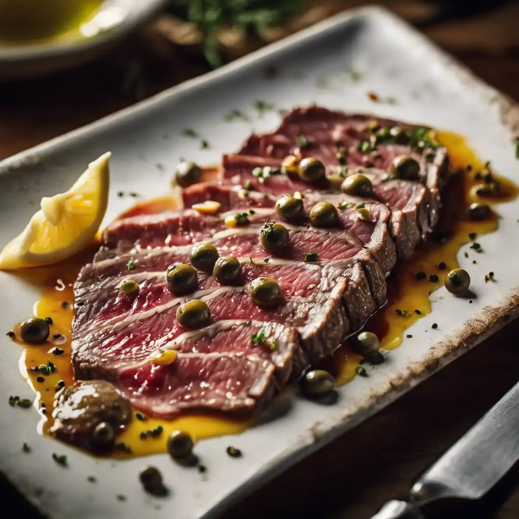 Steak with Carpaccio Sauce