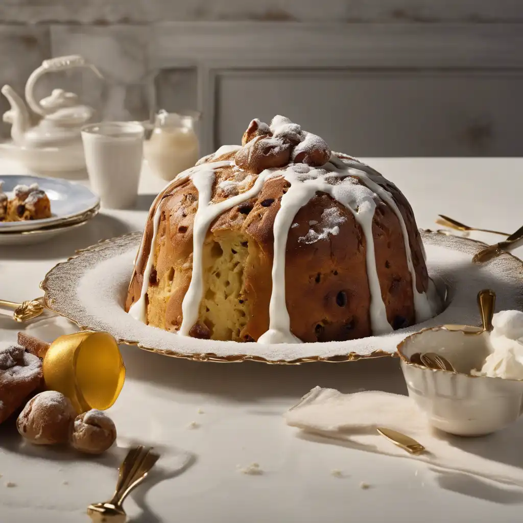 Panettone with Ice Cream