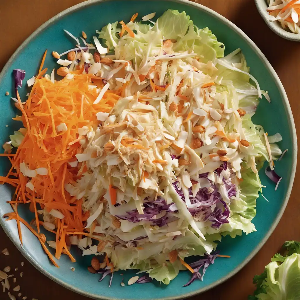 Cabbage, Carrot, and Chicken Salad