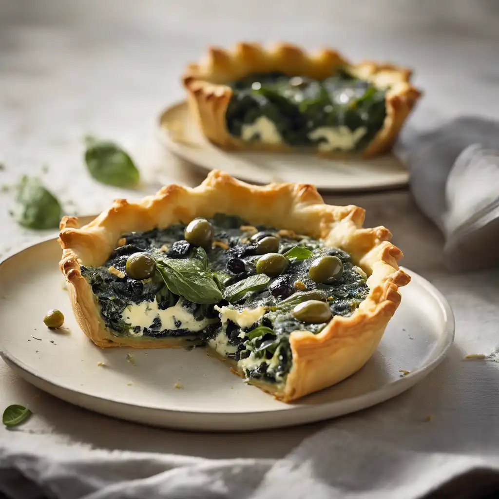 Spinach and Olive Tart