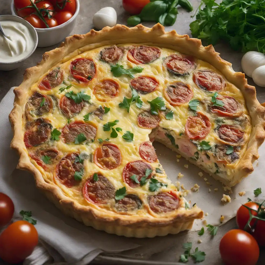 Tuna and Cheese Quiche