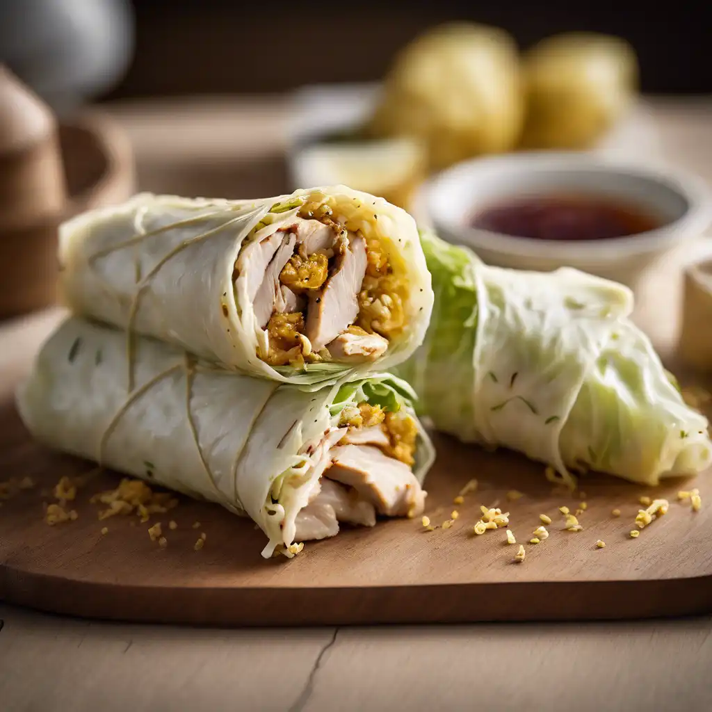 Sorghum and Chicken Cabbage Rolls