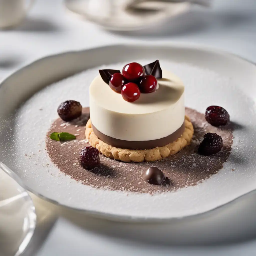 Coconut Mousse and Cookie Pavé