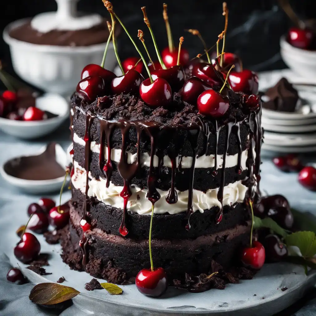 Forest Black Cake