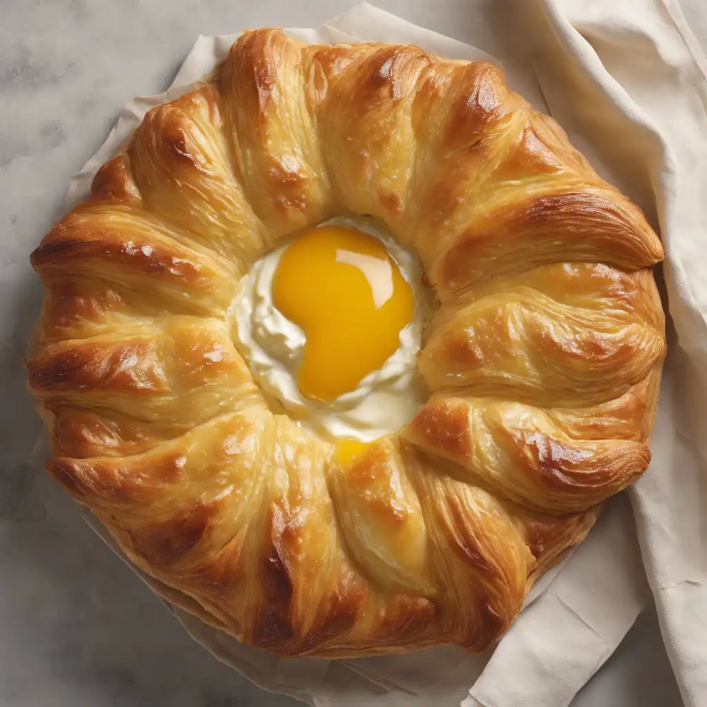 Ricotta Croissant Tart