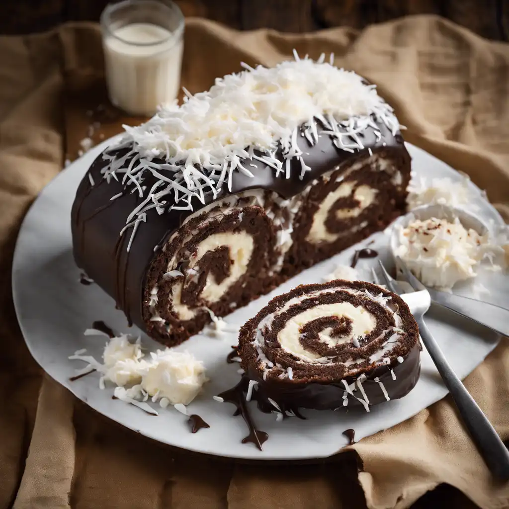 Chocolate Coconut Roll