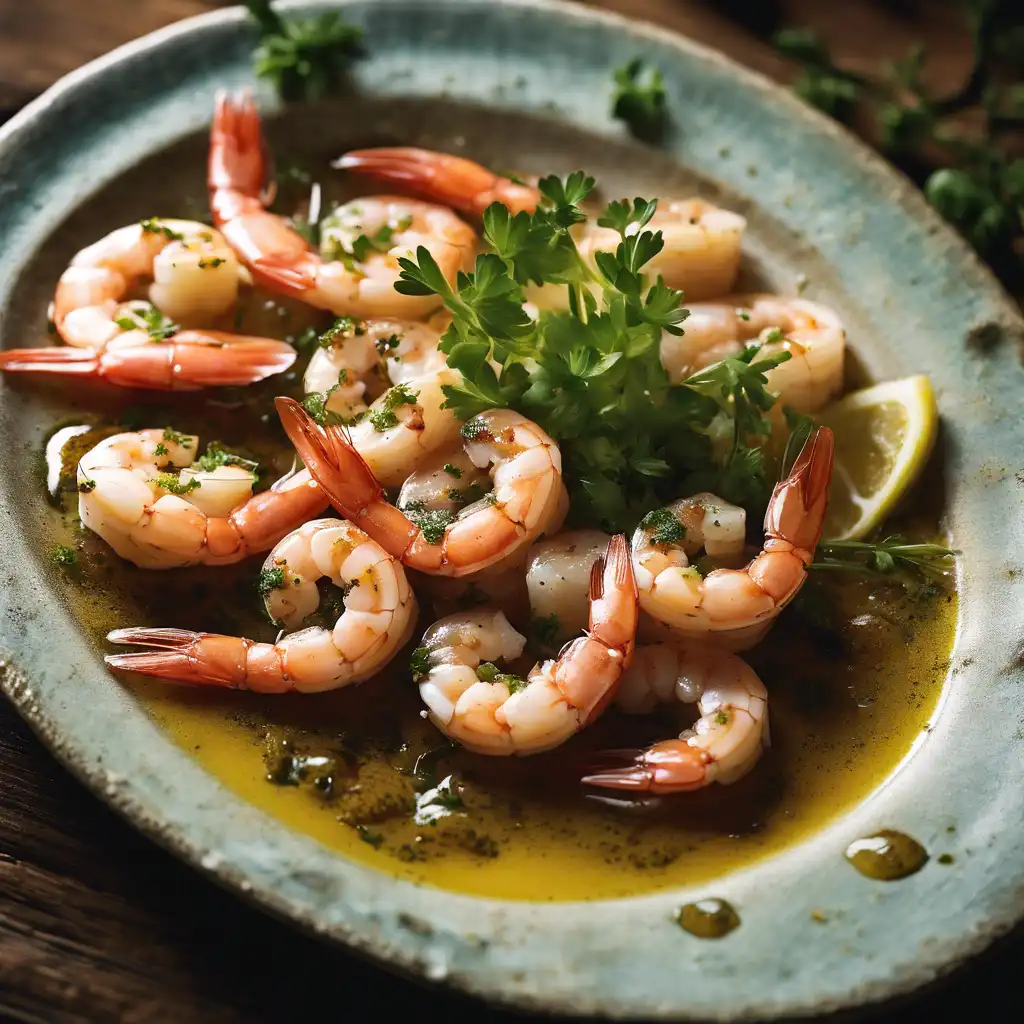 Shrimp with Olive Oil and Garlic