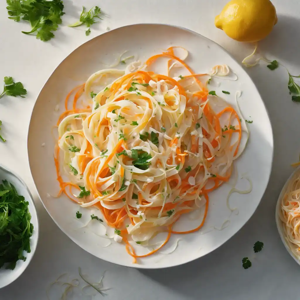 Carrot and Yogurt Fettuccine