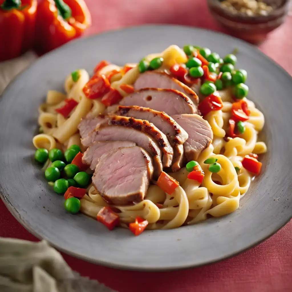 Pork Loin with Macaroni