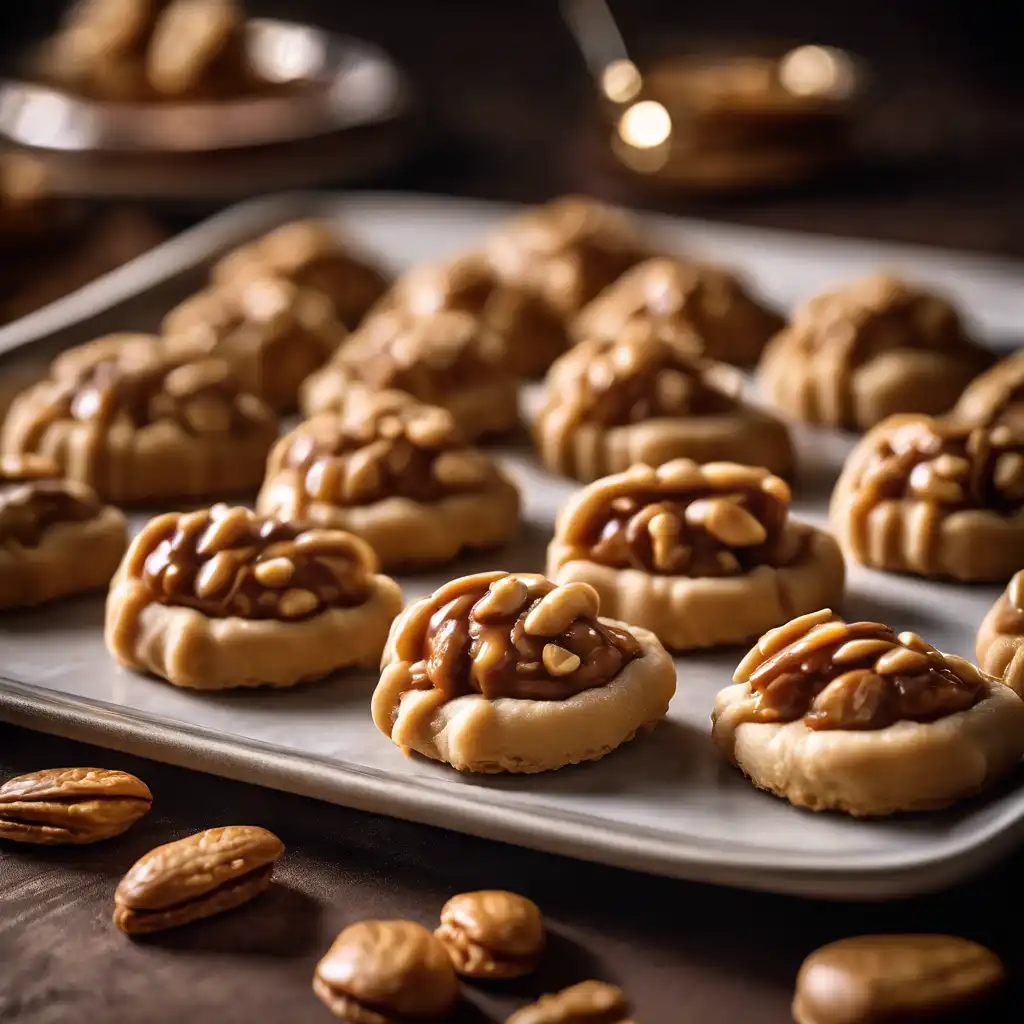 Dulce de Leche and Peanut Butter Filled Cookies