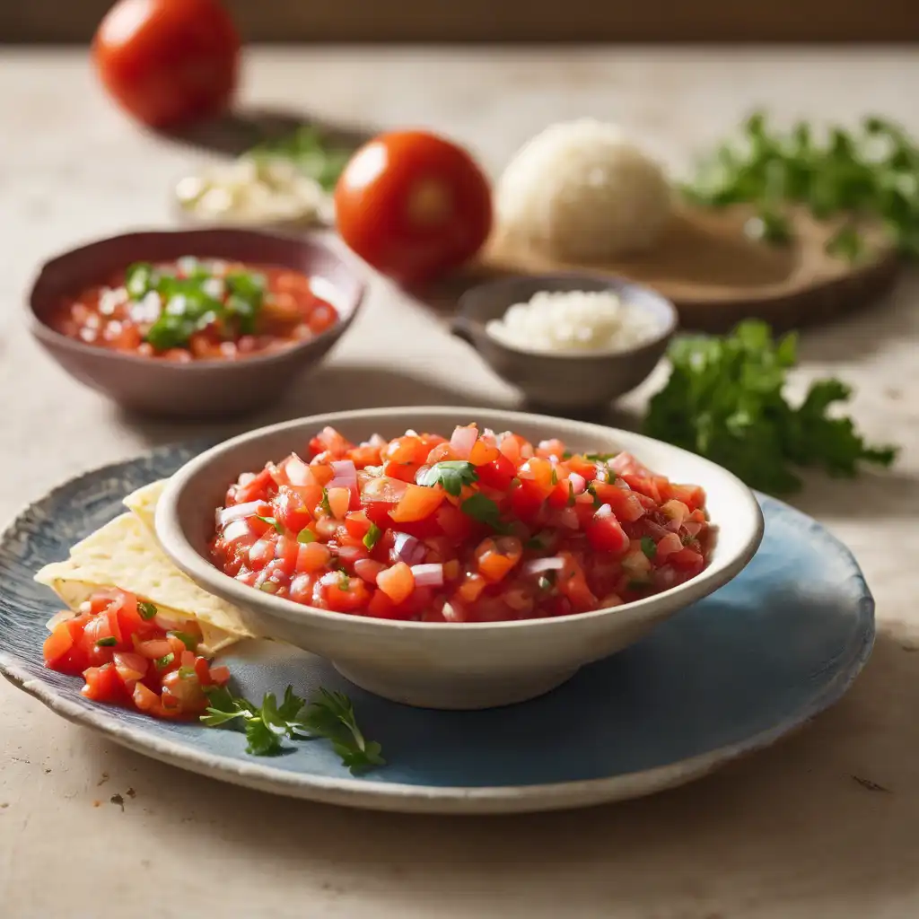 Tomato Salsa and Onion Sauce