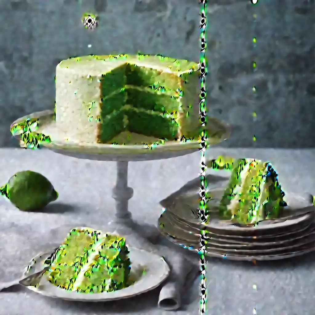 Foto de Bolo de chá verde e limão